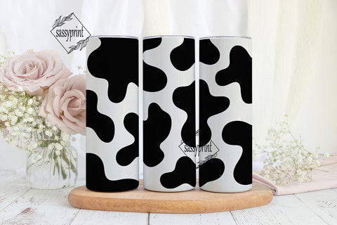 Cow Print 20oz Tumbler Wrap Sublimation sassyprint 