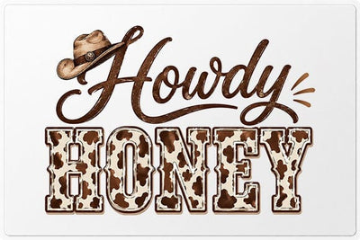 Cow Print Howdy Honey Western PNG | Howdy Honey Sublimation PNG SVG BillahCrafts 