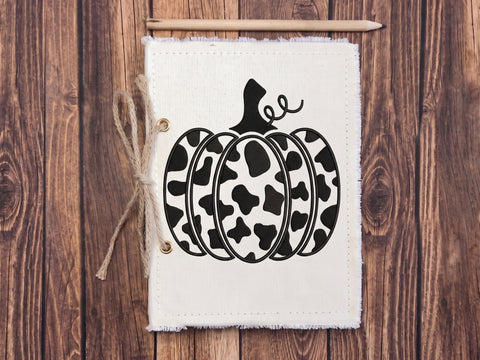 Cow Print Pumpkin Embroidery Design, Farmhouse Fall Machine Embroidery Pattern, Western Halloween Pumpkin, Autumn Harvest Embroidery/Applique DESIGNS DesignDestine 