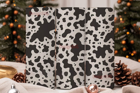 Cow Print Tumbler Wrap PNG Sublimation DesignSVG 