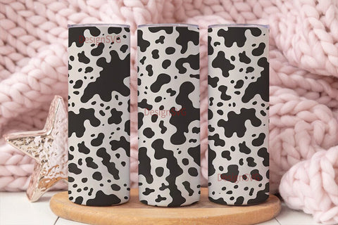 Cow Print Tumbler Wrap PNG Sublimation DesignSVG 