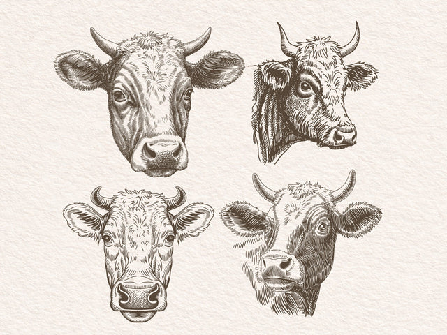 Cow Shirt, Vintage Western Wear, Farm Animal Shirt, Bull Cottagecore Shirt, Bull Shirt SVG DesignDestine 