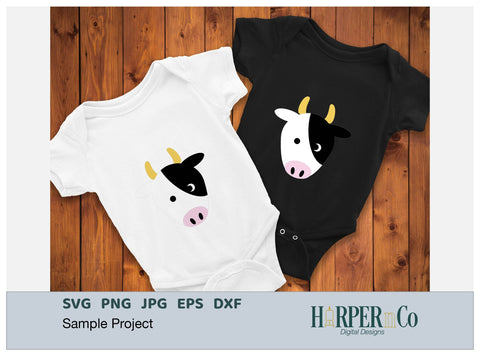 Cow SVG PNG Cut EPS File SVG HarperNCo 