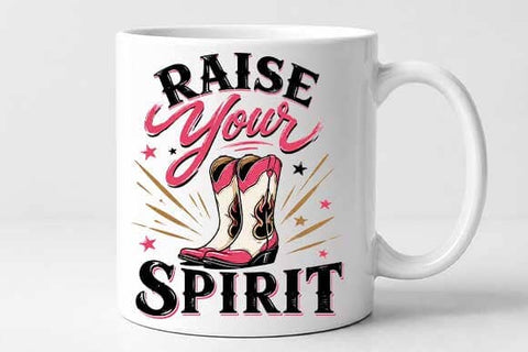 Cowboy Boots PNG | Raise Your Spirit Western Cowgirl Digital Download SVG BillahCrafts 
