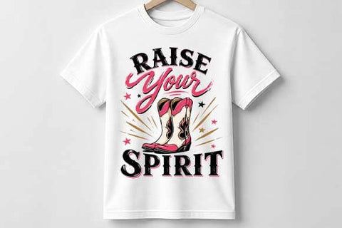 Cowboy Boots PNG | Raise Your Spirit Western Cowgirl Digital Download SVG BillahCrafts 