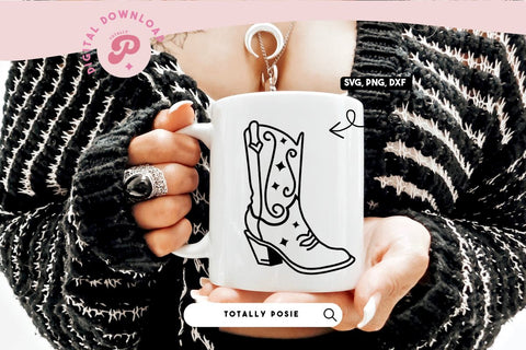 Cowboy Boots SVG SVG Totally Posie 