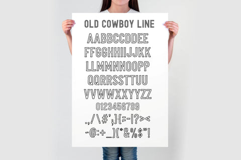 Cowboy Font SVG Bundle | Old Cowboy Alphabet | Western Font OTF | 6 Font Styles | Outline Letters | Cricut & Silhouette Cut Files SVG TonisArtStudio 