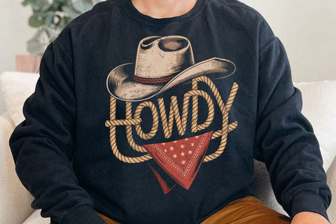 Cowboy Hat Funny Western Rodeo png, Humorous Western Graphic, Rodeo Hat Design, Funny Cowboy png, Western png SVG DesignDestine 