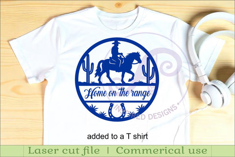 Cowboy Horse name wall art sign, SVG personalized SVG APInspireddesigns 