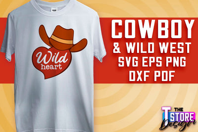 Cowboy & Wild West SVG | Western SVG Design | Cowboy T-Shirt Design v.2 SVG The T Store Design 