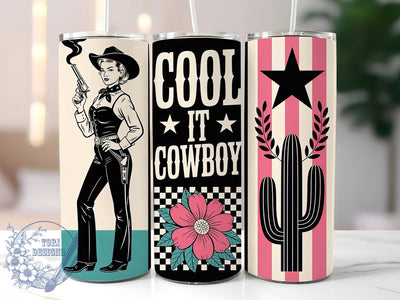 Cowgirl and Cowboy Tumbler, Western Tumbler Design, Rustic 20oz Wrap, Sublimation Design, Country Gift Idea, Stylish Cowgirl Wrap, Cool Cowboy Tumbler Sublimation ToriDesigns 