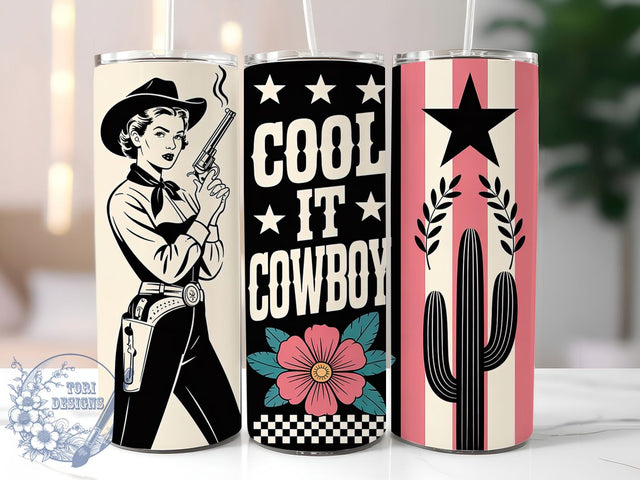 Cowgirl and Cowboy Tumbler, Western Tumbler Design, Rustic 20oz Wrap, Sublimation Design, Country Gift Idea, Stylish Cowgirl Wrap, Cool Cowboy Tumbler Sublimation ToriDesigns 