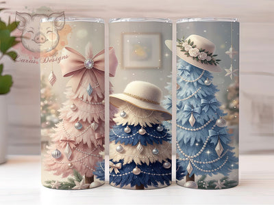 Cowgirl Boho Christmas Tumbler, Western Holiday Wrap, Boho Tree Sublimation Design, Rustic Cowgirl Cup, 20Oz Skinny Tumbler Wrap, Country Christmas Mug, Festive Boho Design Sublimation Lara' s Designs 