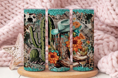 Cowgirl Boots 20 oz Skinny Tumbler Sublimation Design Digital Download PNG Instant, Western Country Rustic Girl Tumbler Sublimation DesignSVG 