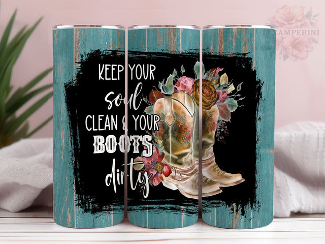 Cowgirl Boots 20oz Tumbler Wrap PNG, Country Cowgirl Tumbler Png, Straight & Tapered Tumbler Wrap, Instant Digital Download Sublimation Li Zamperini 