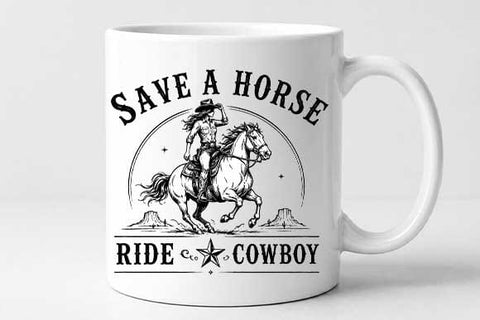 Cowgirl PNG | Western Horse Rider Quote Digital Download SVG BillahCrafts 