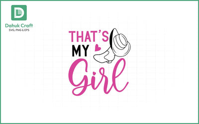 Cowgirl Pride SVG – That’s My Girl That’s My Girl SVG PNG & EPS SVG dahukdesign 