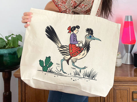 Cowgirl Roadrunner PNG Funny Western Bird Rodeo Cowgirl Riding Desert Animal Texas Humor Shirt Design SVG DesignDestine 