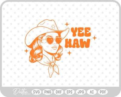 Cowgirl SVG DottieDigitals 
