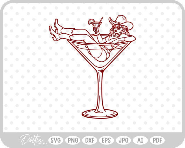 Cowgirl SVG DottieDigitals 