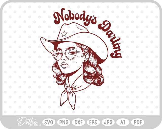 Cowgirl SVG DottieDigitals 