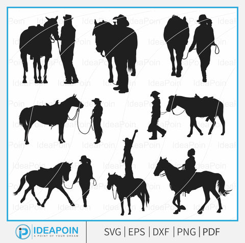 Cowgirl svg, Horse SVG File, Cowgirl svg bundle, Horse silhouette, Cowgirl Vector, Cowgirl boot svg, Western Silhouette, Rodeo svg, Horse svg, SVG Dinvect 