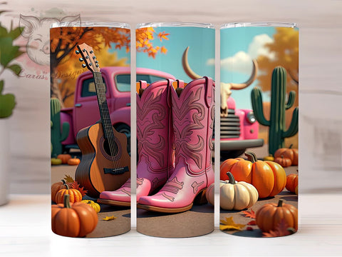 Cowgirl Tumbler, Western Boots PNG, Rustic Country Design, Yeehaw Drinkware, Country Girl Gift, Sublimation Tumbler, Western Decor Sublimation Lara' s Designs 