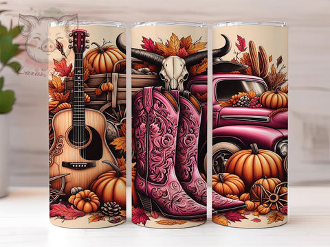 Cowgirl Tumbler, Western Boots PNG, Rustic Country Design, Yeehaw Drinkware, Country Girl Gift, Sublimation Tumbler, Western Decor Sublimation Lara' s Designs 