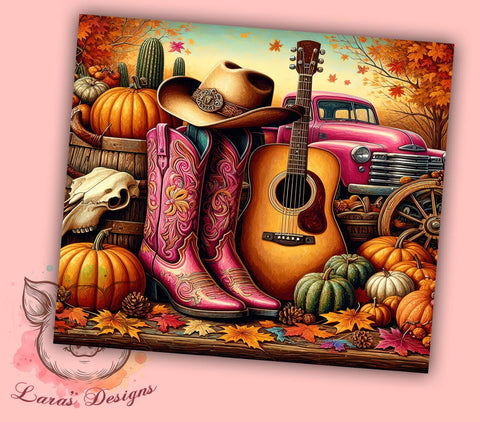 Cowgirl Tumbler, Western Boots PNG, Rustic Country Design, Yeehaw Drinkware, Country Girl Gift, Sublimation Tumbler, Western Decor Sublimation Lara' s Designs 