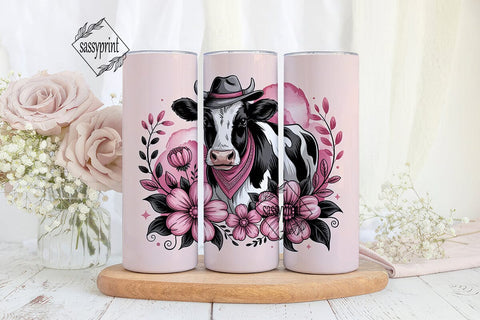 Cowgirl Tumbler Wrap 20oz Sublimation sassyprint 