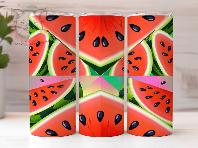 Cowgirl Watermelon Western Tumbler, Western Summer PNG, 20oz Sublimation Wrap, Cowgirl Watermelon Design, Country Western Tumbler, Rustic Fruit Cup, Rodeo Summer Vibes Sublimation Lara' s Designs 