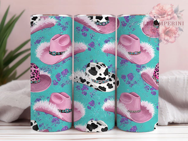 Cowgirl Western Rodeo 20oz Tumbler, Western Tumbler, Rodeo Tumbler, Cowgirl Hat Wrap, Country Girl Tumbler, Sublimation Tumbler, 20oz Tumbler Wrap Sublimation Li Zamperini 