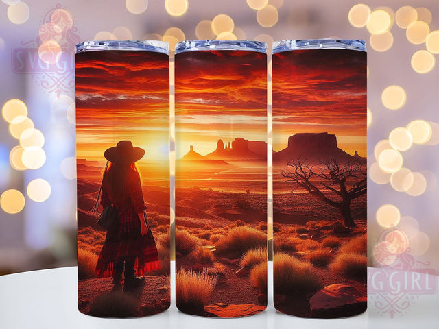Cowgirl Western Rodeo Country Tumbler, Western Tumbler, Country Girl Tumbler, Rodeo Tumbler, Western Aesthetic Tumbler, 20oz Sublimation Wrap, Rustic Tumbler Sublimation SvggirlplusArt 