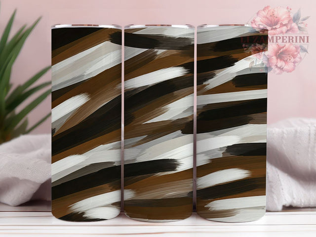 Cowhide Black and Brown Tumbler Wrap, Sublimation Tumbler, 20oz Tumbler Design, Black And Brown Wrap, Rustic Tumbler, Animal Print Tumbler, Cow Print Sublimation Sublimation Li Zamperini 