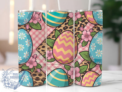 Cowhide Leopard Easter Egg Tumbler, Easter Egg Tumbler, Animal Print Wrap, Stylish 20oz Wrap, Sublimation Design, Trendy Gift Idea, Inspirational Easter Tumbler Sublimation ToriDesigns 