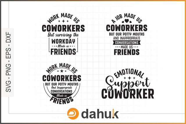 Coworker SVG, Coworker Quotes, Coworker Gift, Emotional Support, Birthday Gifts For Women, Her Friends Boss, Office Gifts, Coworker Leaving, Colleagues Svg, Funny coworker Svg, Employee Svg, Professional Svg SVG dahukdesign 