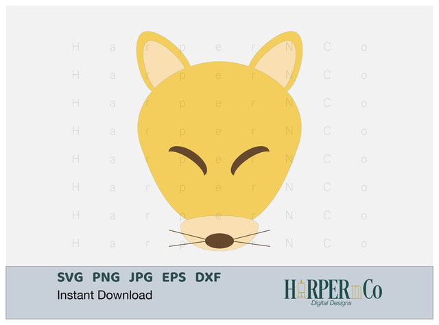 Coyote SVG PNG Cut EPS File SVG HarperNCo 