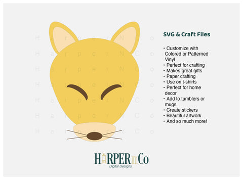 Coyote SVG PNG Cut EPS File SVG HarperNCo 