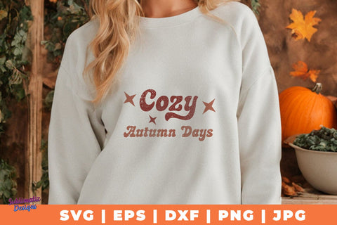 Cozy Autumn Days | Fall T-Shirt SVG Desing | Fall SVG Design SVG Sublimatiz Designs 