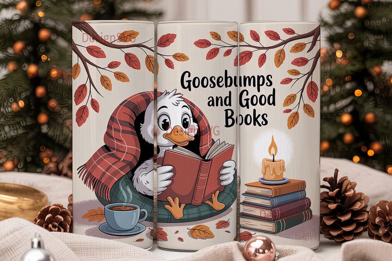 Cozy Autumn Duck 20oz Tumbler Wrap Sublimation DesignSVG 