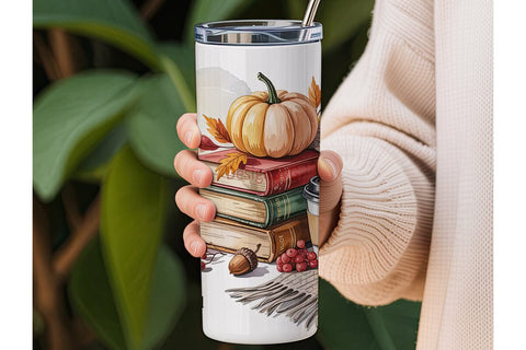 Cozy Autumn F-Word 20oz Tumbler Sublimation DesignSVG 