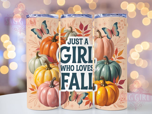Cozy Autumn Lover Fall Girl Tumbler, Autumn Lover Wrap, 20oz Sublimation, Cute Fall Cup, Cozy Autumn Mug, Fall Season Tumbler, Autumn Drinkware Sublimation SvggirlplusArt 