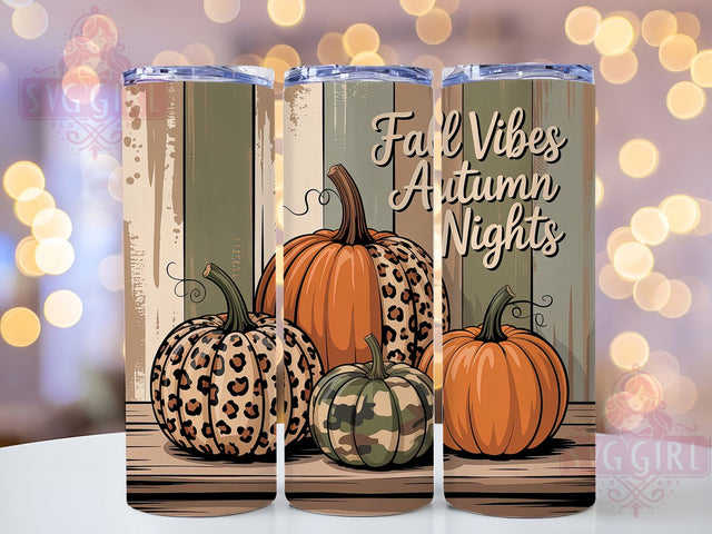 Cozy Autumn Nights Fall Tumbler, Autumn Nights Wrap, 20oz Sublimation, Cozy Fall Cup, Autumn Night Mug, Fall Season Tumbler, Autumn Drinkware Sublimation SvggirlplusArt 