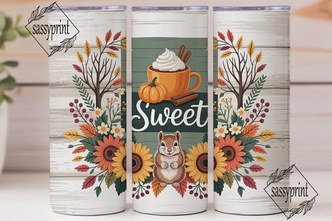 Cozy Autumn Tumbler Wrap PNG Sublimation sassyprint 