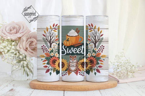 Cozy Autumn Tumbler Wrap PNG Sublimation sassyprint 