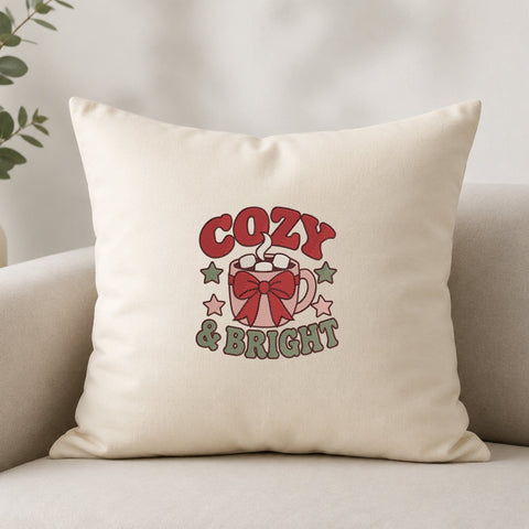 Cozy & Bright Embroidery Design – Christmas Hot Cocoa Mug Machine Embroidery File Embroidery/Applique DESIGNS PatternFeed8 