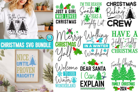 Cozy Christmas Farmhouse Bundle 🌲,Christmas SVG Bundle, Christmas SVG Designs ,Christmas Sublimation PNG,Christmas SVG bundle Quotes ,Christmas 15 SVG Design 2 SVG BlackCatsMedia 