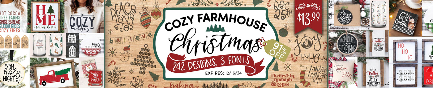 Cozy Christmas Farmhouse Bundle