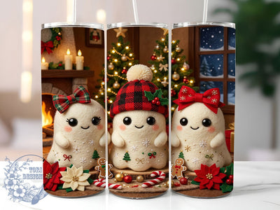 Cozy Christmas Ghosts 20oz Tumbler, Cozy Christmas, Christmas Ghosts, Ghost Tumbler, 20oz Tumbler Wrap, Christmas Tumbler, Cozy Ghost PNG, Ghost Sublimation Sublimation ToriDesigns 