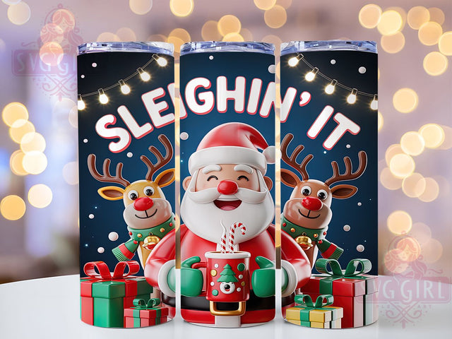 Cozy Christmas House Cottage Tumbler, Winter Cottage Wrap, Holiday Sublimation Design, Festive House Cup, 20Oz Skinny Tumbler Wrap, Snowy Cottage Mug, Cozy Christmas Design Sublimation SvggirlplusArt 